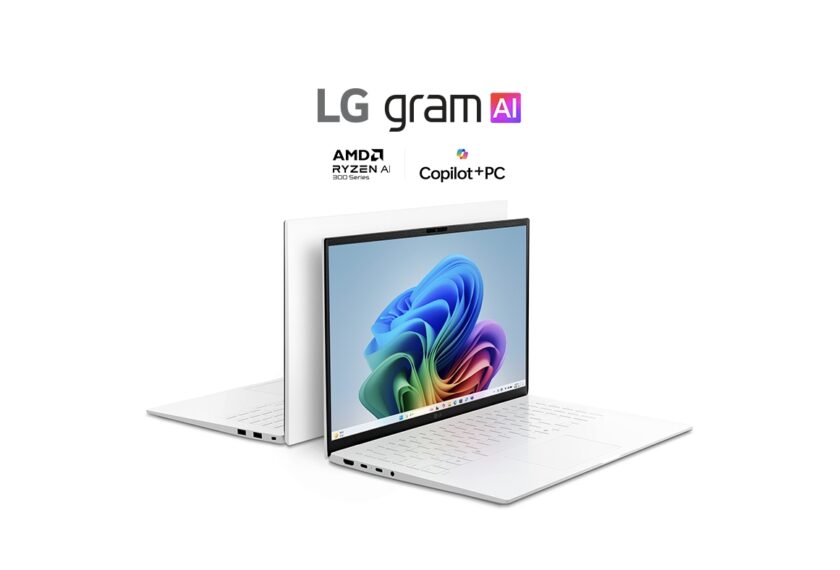 LG그램 15 'AMD 라이젠 AI 프로세서' 탑재 모델 이미지 LG gram AI AMD RYZEN AI 300 Series Copilot+PC